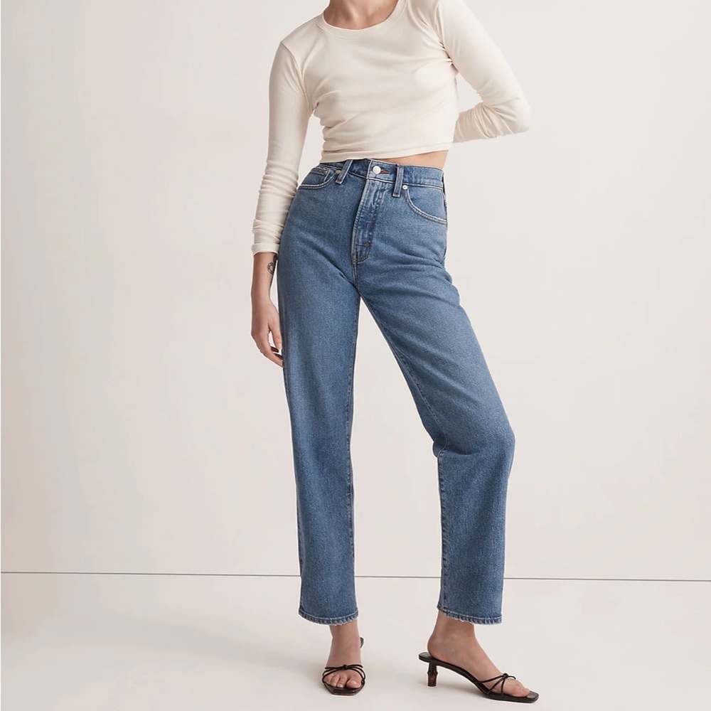 Perfect Vintage Straight Jeans in Earlwood Wash